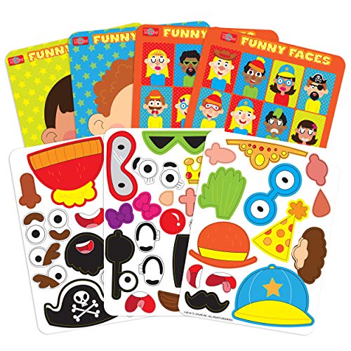 Bendon TS Shure Create Funny Faces Magnetic Activity Tin with Illustrated Magnet Sheets and Playcard 50261 - style: Funny Faces Activity Tin