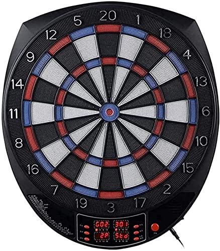 Electronic Dart Board, Electronic Dartboard, Classic Darts for 16 Players, Darts Game with LED Display, Including 6 Soft Darts and 24 Dart Heads for Indoor and Outdoor