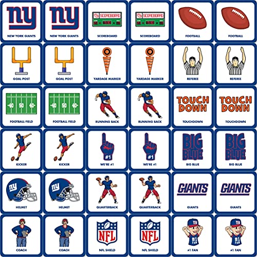 MasterPieces Officially Licensed NFL New York Giants Picture Matching Card Game for Kids and Families - style: New York Giants