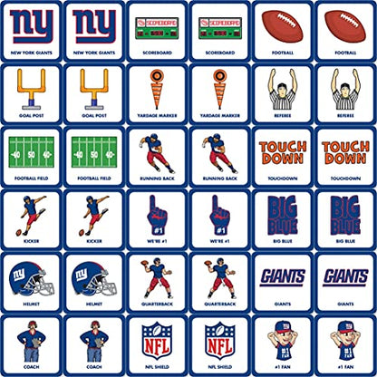 MasterPieces Officially Licensed NFL New York Giants Picture Matching Card Game for Kids and Families - style: New York Giants