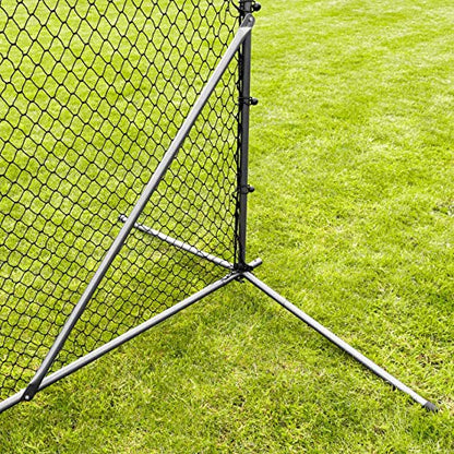 Stop that Ball™ Backstop Net Systems | Multi-Sport Ball Stop Net & Posts | Pop-Up, Freestanding & Socketed Options [7 Sizes] - size: Extender, style: Freestanding