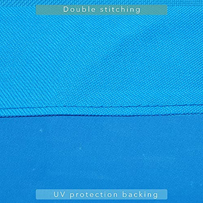 7/8/9FT Heavy Duty 600D Polyester Canvas Billiard Pool Table Cover(7 Colors Available) (Sky Blue, 8-Foot) - color: Sky Blue, size: 8-Foot