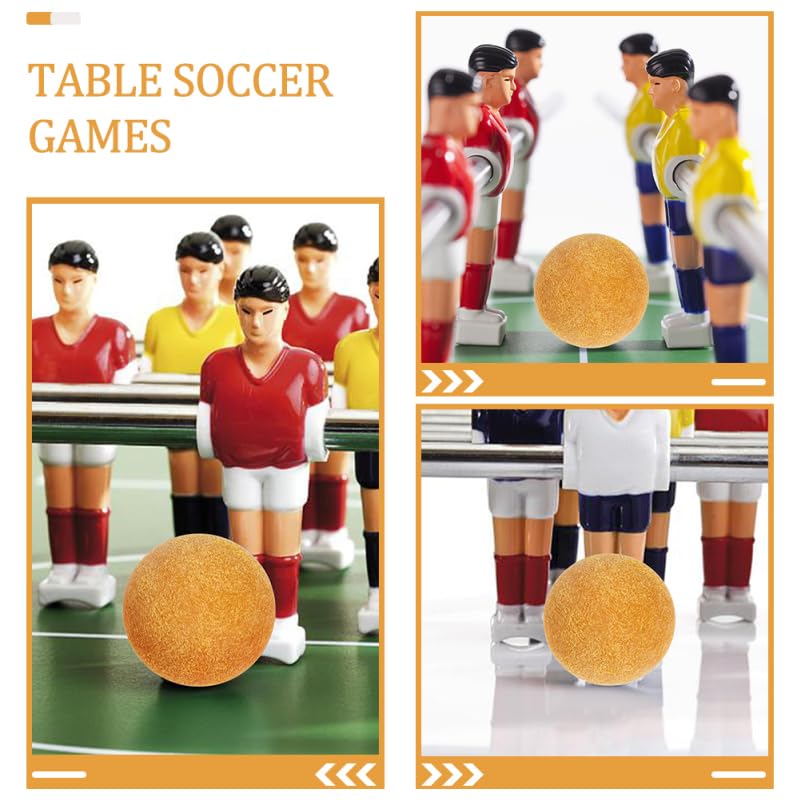 Totority 12pcs Mini Foosball Balls for Table Soccer Games Replacement Accessories for Standard Foosball Tables Smooth Footballs for Enjoyable Gameplay