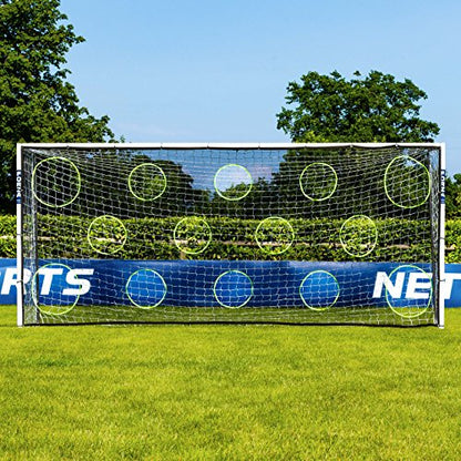FORZA Match Soccer Goal [7 Sizes] | The World’s #1 Junior Goals! | 100% UK-Made, 2 Min Setup, Unbreakable Goalpost + Target Bundle - Buy FORZA, Play Forever! - size: 16ft x 7ft, style: Goal + Target Sheet