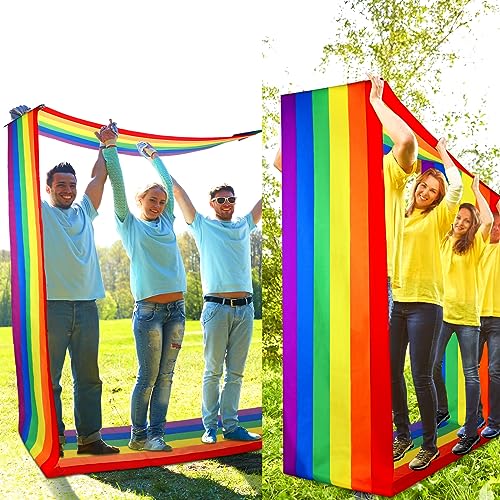 Liliful 4 Pcs Team Building Games Group Learning Activity Playing Run Mat Colorful Carnival Field Day Mat for Boys Girls Adults Indoor Outdoor Race Games Office Backyard Party