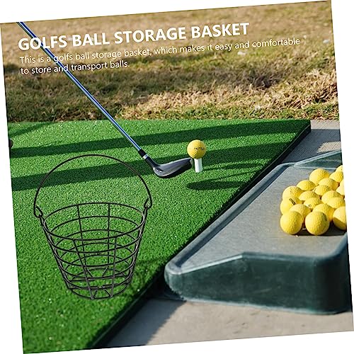 LIOOBO 1pc Golf Basket Golf Ball Basket Golf Ball Dispenser Golf Ball Tray Mens Golf Range Basket Golf - color: Dark Green