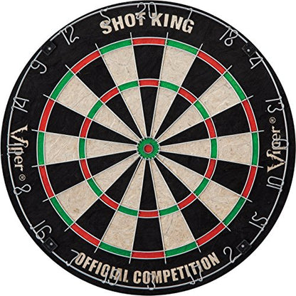 Viper by GLD Products Metropolitan Solid Wood Cabinet & Sisal/Bristle Dartboard Play-Ready Bundle - color: Cinnamon, style: Standard Set