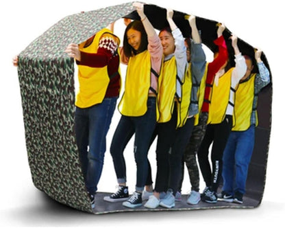 Outdoor Teamwork Carnival Game Indoor Outdoor Group Game Race Running Mat for Elementary School Field Day Backyard Party (Size : Adult-8M) - size: Adult-8M