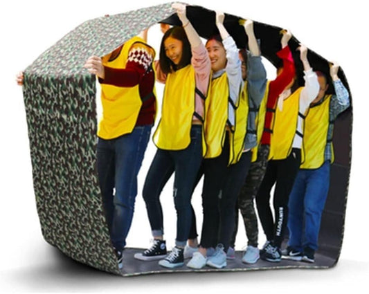Outdoor Teamwork Carnival Game Indoor Outdoor Group Game Race Running Mat for Elementary School Field Day Backyard Party (Size : Adult-8M) - size: Adult-8M
