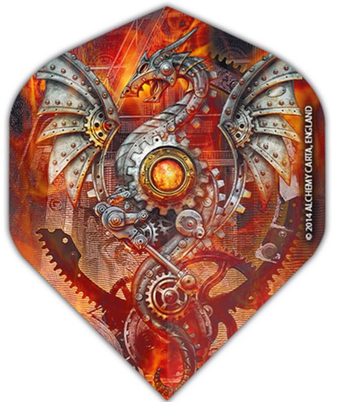 5 Sets (15 Flights) Alchemy Standard Size Dart Flights - Mixed Designs