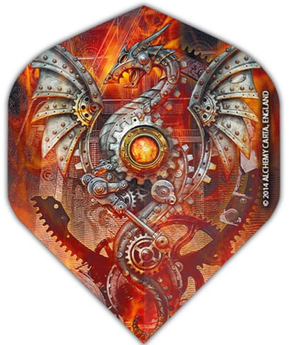 5 Sets (15 Flights) Alchemy Standard Size Dart Flights - Mixed Designs