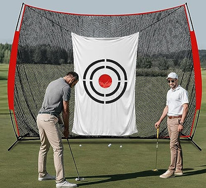 Golf Target Cloth for Net Replacement - Enthusiasts and Professional Golfers Practice Training Aids for Garage/Backyard - style: 5X3FT White Golf Target