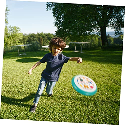 POPETPOP Cartoon Soft Flying Disc Handheld Toy Boys and Girls Supplies Fun Interactive Game Improve Boy Girl's Skills