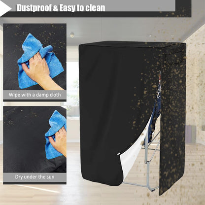 Basketball Arcade Game Cover Dual Shot Electronic Basketball Arcade Game Cover Waterproof Oxford Fabric with Side Zipper & Drawstring, Easy Clean & Foldable (51x40x85in) - size: 51x40x85"
