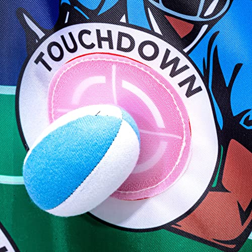 Franklin Sports MLB and NFL Target Toss Game - Kids Over The Door Mini Throwing Game - Perfect Indoor Toy for Kids - 36" x 24"