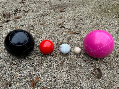 BuyBocceBalls Listing - Premium Quality, Official Tournament-Grade Pallino or Pallina for Bocce - Regulation Size 60mm - Red - Use with 100, 107 or 110+mm Bocce Balls
