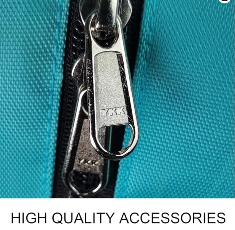 BALIKEN Bowling Single Tote Bag, Durable, Compact and Stylish Durability Easy to Carry Holds One bowling ball - color: Teal/Grey/X