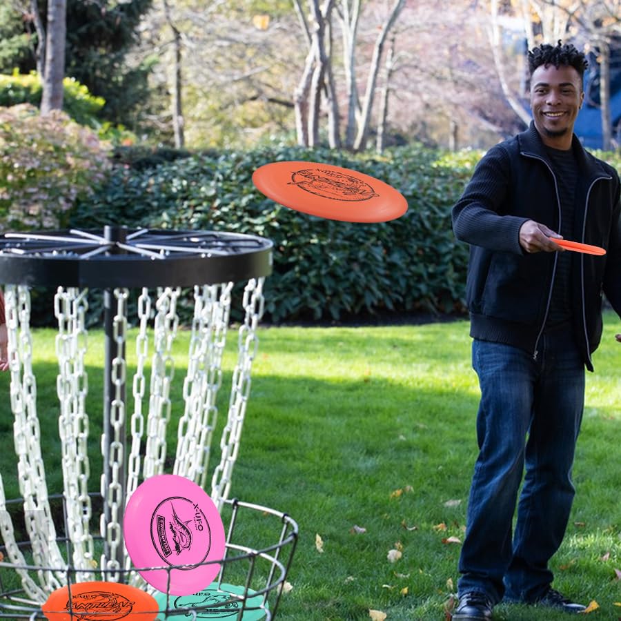 X-UFO Disc Golf Set - Disc Golf Starter Set, Includes 1 Putter, 1 Driver, and 1 midrange disc, Weighing 170-178 Grams Suitable for Beginners and Professional disc Golf tournaments - color: Set 6