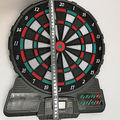 Electronic Dart Board, Professtional Automatic Scoring Electronic Darts Boards Adults Target Safety Leisure Entertainment with 6 Darts + 18 Tips