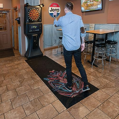 Pig Home Solutions Color Burst Design Self-Sticking Dart Mat - style: Color Burst