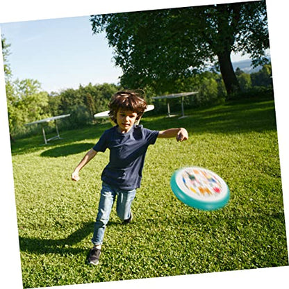 Boy Girl Flexible Flying Disc Toy Interactive Fun for Safe TPE Material Stylish Design for Backyard Games and Activities