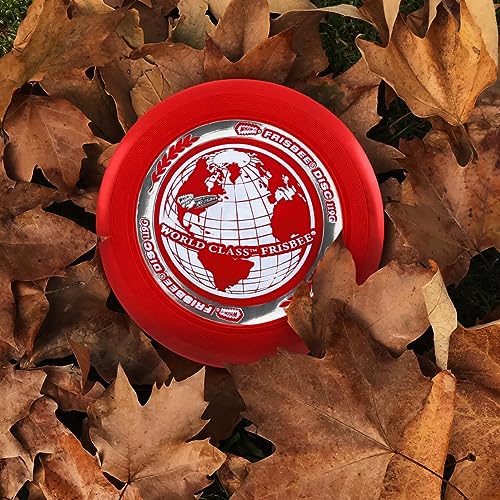 Whamo-O Frisbee - World Class Frisbee - 9.25" Sport Flying Disc 119G - Lightweight - Durable Flying Disc Toys for School, Game Prizes, Party, Indoor & Outdoor Game - style: 4 PACK ( RED + BLUE )