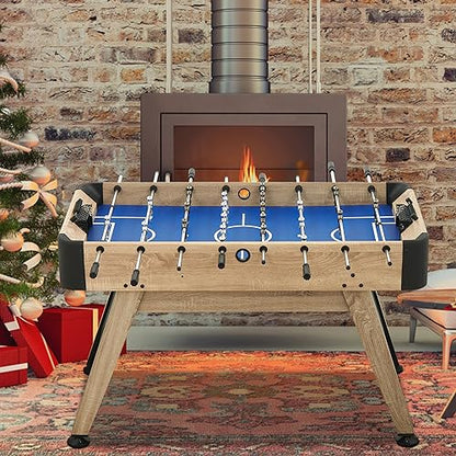 IDEALHOUSE 54 Inch Full Size Foosball Table, Soccer Table Game for Kids and Adults, Arcade Table Soccer for Home, Indoor Game Room Sport, Easy Assembly.