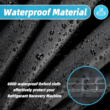Air Hockey Table Cover, Heavy Duty Waterproof 600D Oxford Air Hockey Game Tables Covers , Indoors/Outdoors Game Table Accessories, 83.8" W X 44" D X 15" H,Black