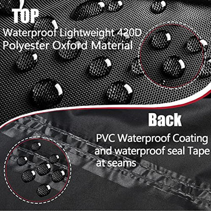 Pool Table Cover 8 Feet,Durable Oxford Cloth,Fixed Straps,100Lx56Wx8H Inch | 8ft Billiard Table Covers Waterproof Outdoor,Rain Dust Sun Protection 8 Foot Pooltable Snooker Table Covers,Storage Bag