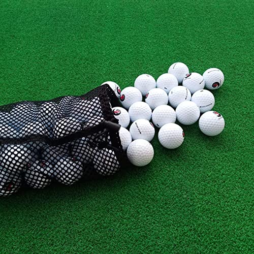 2-Pack Golf Ball & Pickleball Mesh Bag, Golf Balls Bag Sack, Multi-Purpose Net Pouch, Fit for Ping Pong, Table Tennis Ball, Bucket Balls, Household Small Tools Items Storage, Diving - size: 2-Pack, M: 5.1x8.7-inch