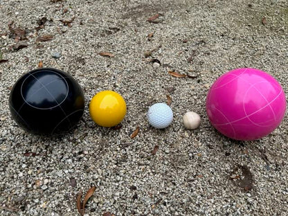 BuyBocceBalls Listing - Premium Quality, Official Tournament-Grade Pallino or Pallina for Bocce - Regulation Size 60mm - Yellow - Use with 100, 107 or 110+mm Bocce Balls - size: 60mm