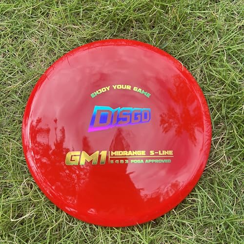 DISGO-GM1 Mid-Range Golf Disc - PDGA Approved Stable Flyer for Accuracy - Driver for Disc Golf Beginners & Players (Colors Vary) - color: Red