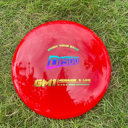 DISGO-GM1 Mid-Range Golf Disc - PDGA Approved Stable Flyer for Accuracy - Driver for Disc Golf Beginners & Players (Colors Vary) - color: Red