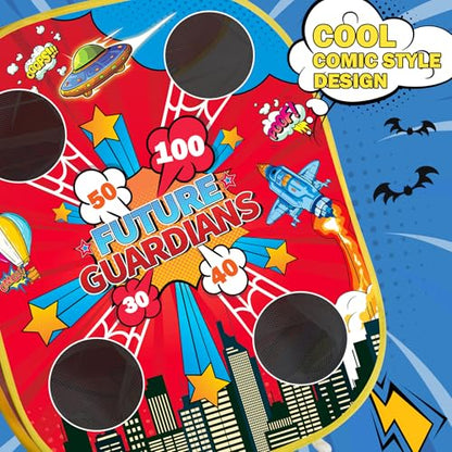 Spider Bean Bag Toss Game for Kids – 3-in-1 Cornhole Board Outdoor Toys for Toddlers, Family Fun Games for Beach & Yard, Birthday Easter Gifts for Ages 3 4 5 6 7 8-12 Year Old Boys Girl