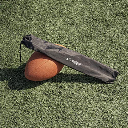 GoSports Football Kicking Tee Metal Place Kicking Stand for Field Goal Kicks - Portable Holder Compatible with All Football Sizes