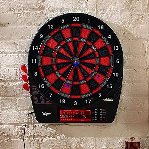 Electronic Dart Board, Electronic Dartboard, 19” Digital Soft Tip Dart Boards with 50 Games and 704 Variants & LED Displays Scoreboard, Easy to Use Button Interface, for Children and Adults