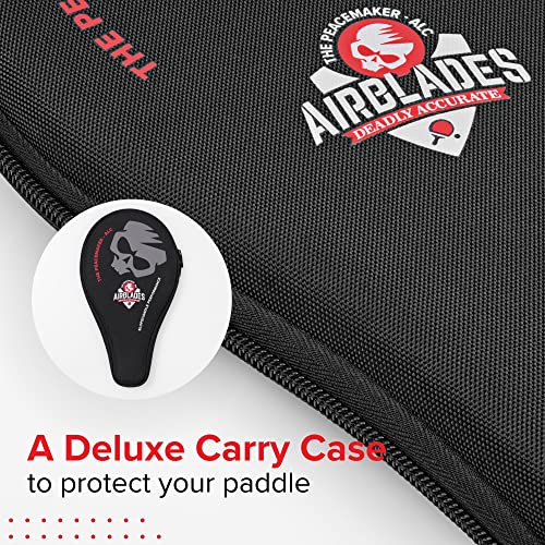 The Peace Maker ALC - Professional Ping Pong Paddle - Carbon Fiber Table Tennis Racket Producing Maximum Spin & Control for All Levels - Hard Carry Case & Ergonomic Handle. - style: Mens