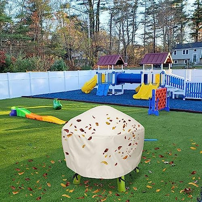 Water Table Cover Waterpark Play Table Covers Sand Water Outdoor Water Table Cover 34X34X18 inch-Beig - color: Beige