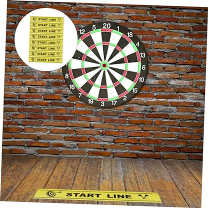 Yardwe 1Sheet Dart Throw Line Marker Durable Game Floor Marker for Dart Players Notice Line for Ground for Parties and Games Enhances Enjoyable Gameplay Experience