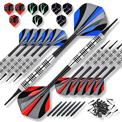 Steel Tip Darts Set 18 Grams15 Pack Steel Barrels - style: s pc 12
