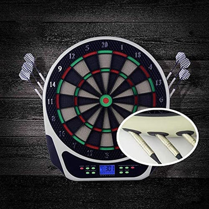 Electronic Dartboard，Dartboard Set LCD Display with 6 Soft Tip Darts，Professional Dart Board for Adults Party, Family and Office Leisure Sport, Gifts