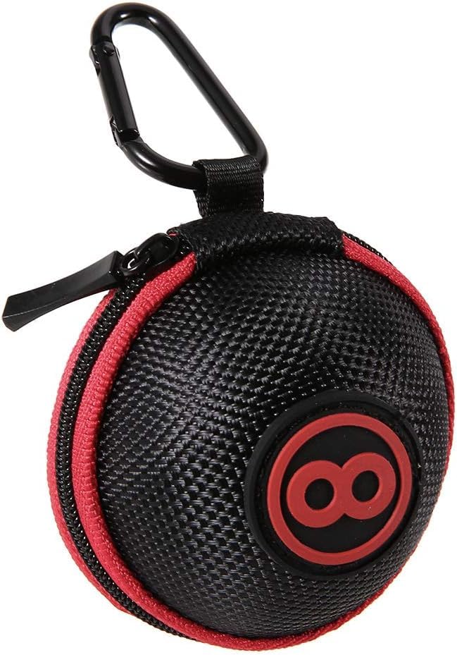 Lixada Cue Ball White1 PCS 57.2MM Clip-On Billiard Ball Holder 6 Red Dot Pool Cue Training Ball for Pool Training Balls with Carabiner Fits 2.2in Balls (Cue Ball Case)