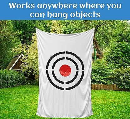 Golf Target Cloth for Net Replacement - Enthusiasts and Professional Golfers Practice Training Aids for Garage/Backyard - style: 5X3FT White Golf Target