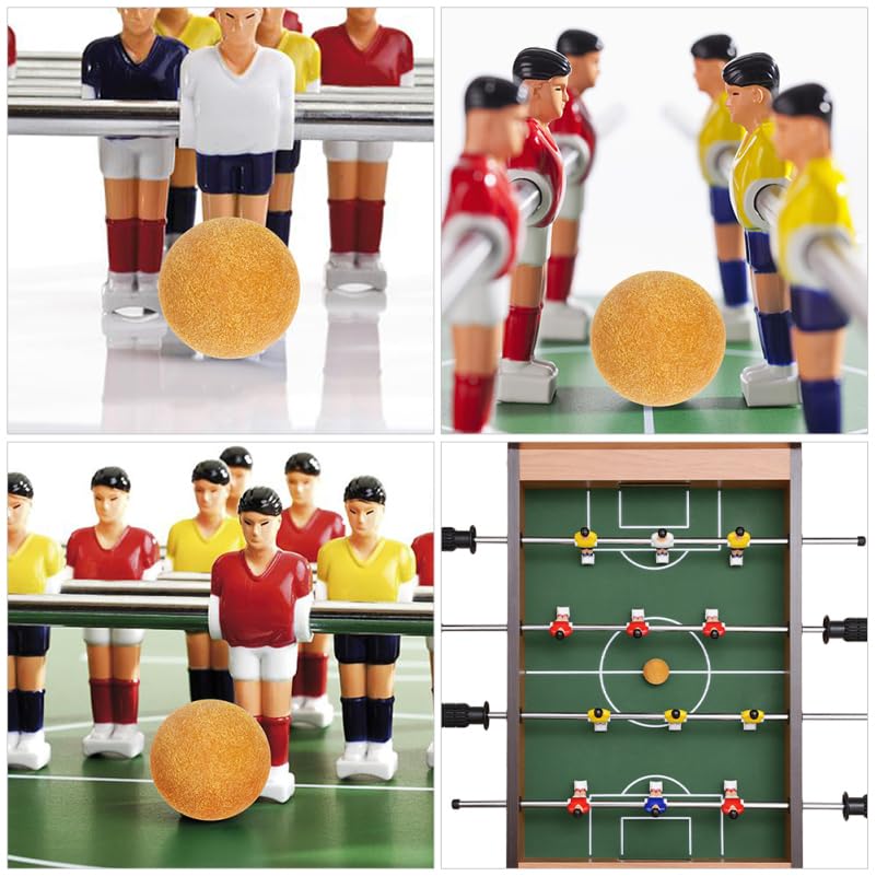 Totority 12pcs Mini Foosball Balls for Table Soccer Games Replacement Accessories for Standard Foosball Tables Smooth Footballs for Enjoyable Gameplay