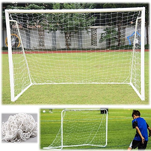 Soccer Net, Outdoor Backyard Football Goal Post Net Portable Soccer Sports Training Practice Equipment - size: 24 x 8FT