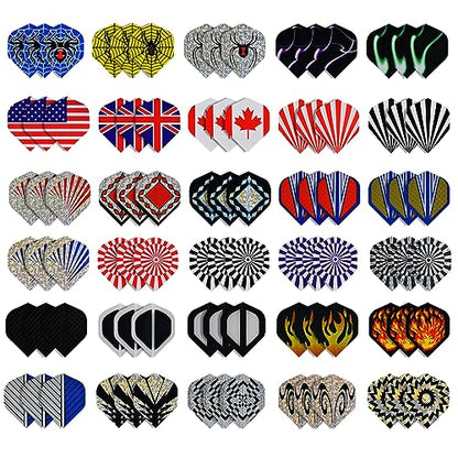 Standard Dart Flights Durable Replacement Dart Accessories Perfect Flights Equipment Supplies for Dart Games 60pcs 90pcs Select
