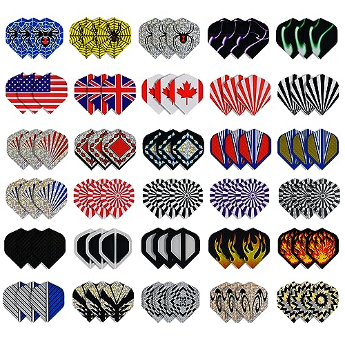 Standard Dart Flights Durable Replacement Dart Accessories Perfect Flights Equipment Supplies for Dart Games 60pcs 90pcs Select