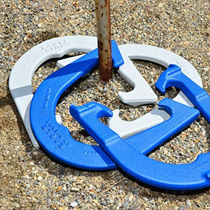 Set of St. Pierre Tournament Regulation Stakes, Professional Horseshoes Set, and Royal Horseshoe Set