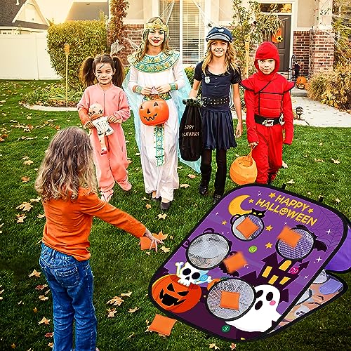 Halloween Games for Kids Party, Spooky Bean Bag Toss Halloween Party Games Favors Carnival Game for Kids Fall Festival Game s Outdoor Indoor School Classroom Trunk or Treat Gifts (1)