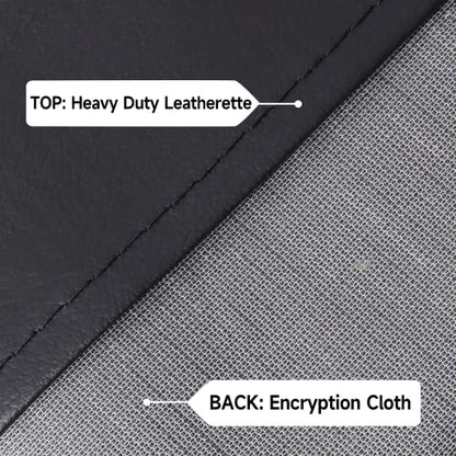 GSE Games & Sports Expert 14' Black Heavy-Duty Leatherette Shuffleboard Table Cover for Shuffleboard Table Accessories - color: Black-14ft